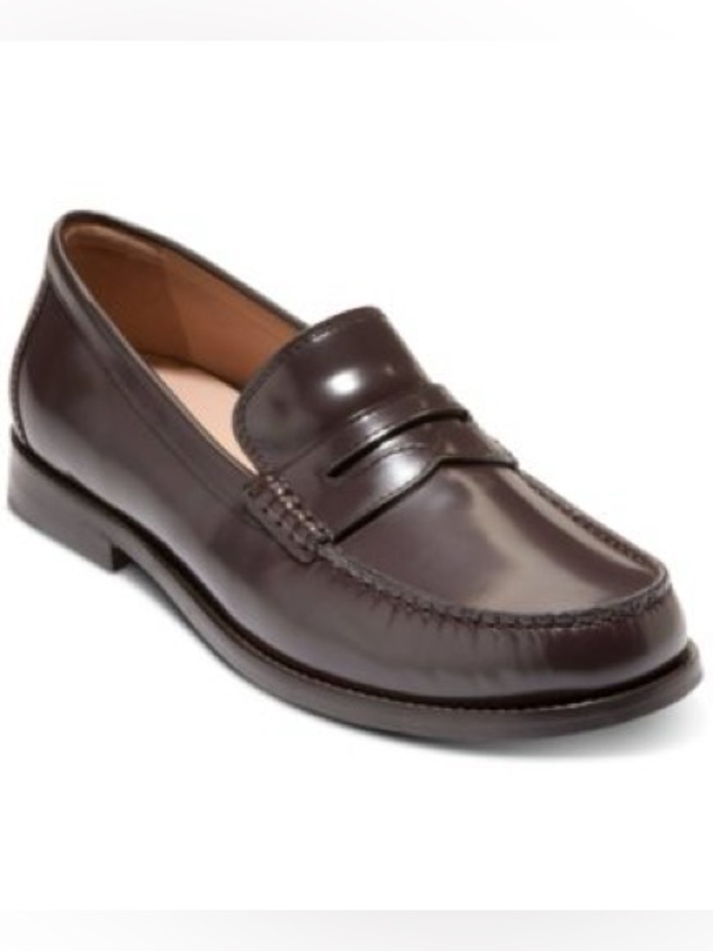 Cole Haan Pinch Penny Loafer Men 11 Dark Brown Leather Dress Shoes
